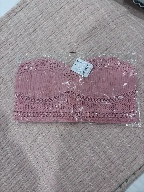 Free People Tallulah Bralette Size Medium NWT Maurice/ Pink - Image 5