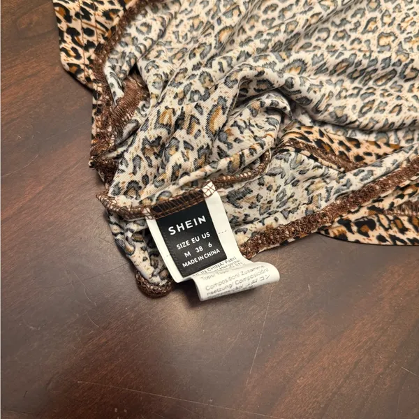 SHEIN Leopard Print Blouse - Image 4