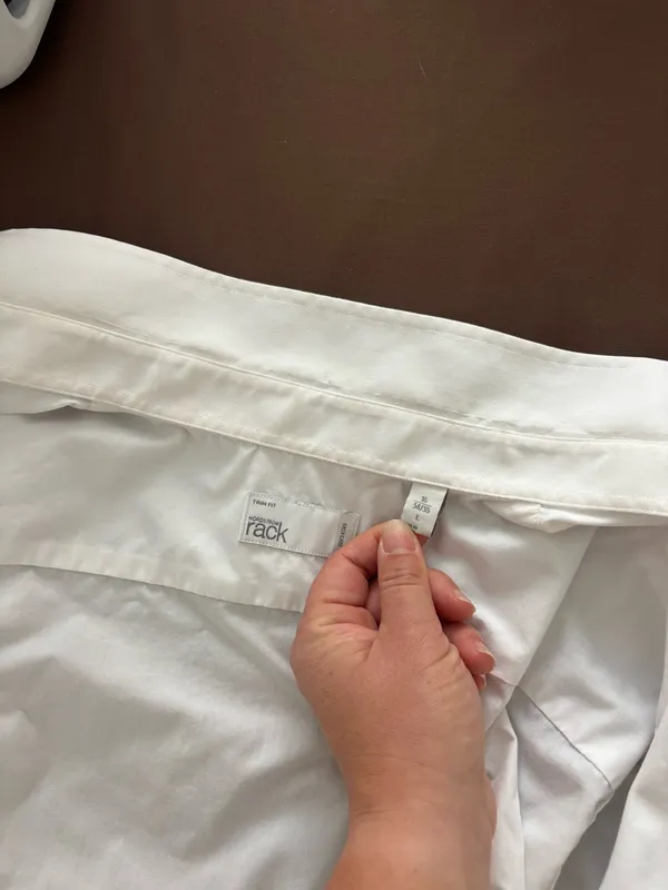 Men’s Nordstrom Rack White Button Down - Image 3