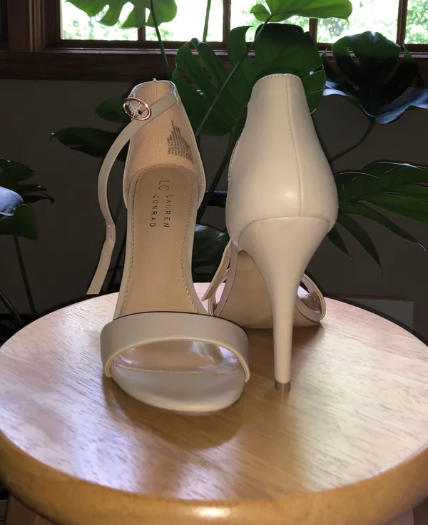 Lauren Conrad Nude Heels Tan Size 7 - Image 3