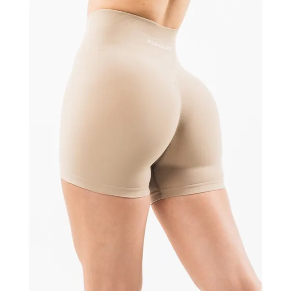 Alphalete Amplify Ultra High Rise Biker Short 4.5” Linen Size Large - Image 7