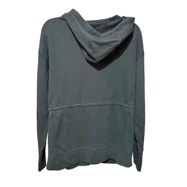 Fabletics‎ Black Zip Up Hoodie Fleece Lined Size M - Image 3