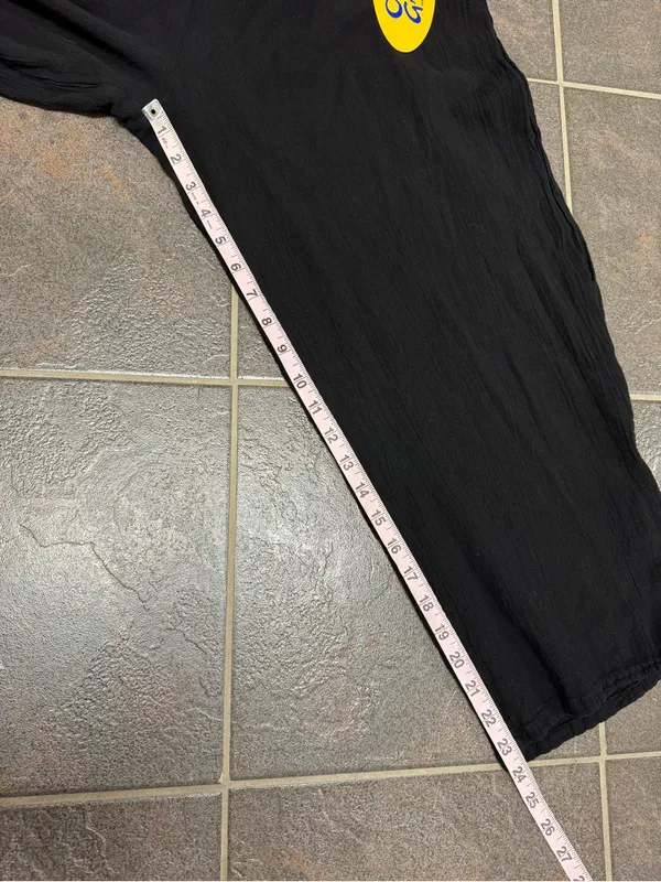 Oh My Gauze Cloud Cotton Cropped Pull On Cutout Pants Black 2 L/XL 12-14 NEW - Image 11
