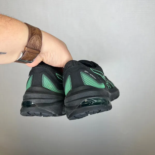 ASICS GT-1000 Womens Running Shoes Black Mint Green 1014A237 Size 6.5 US - Image 4