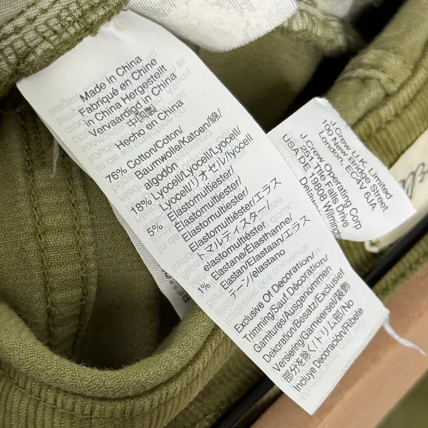 Madewell Classic Straight Jean Jeans Corduroy Green Corduroy Edition Size 28 - Image 11