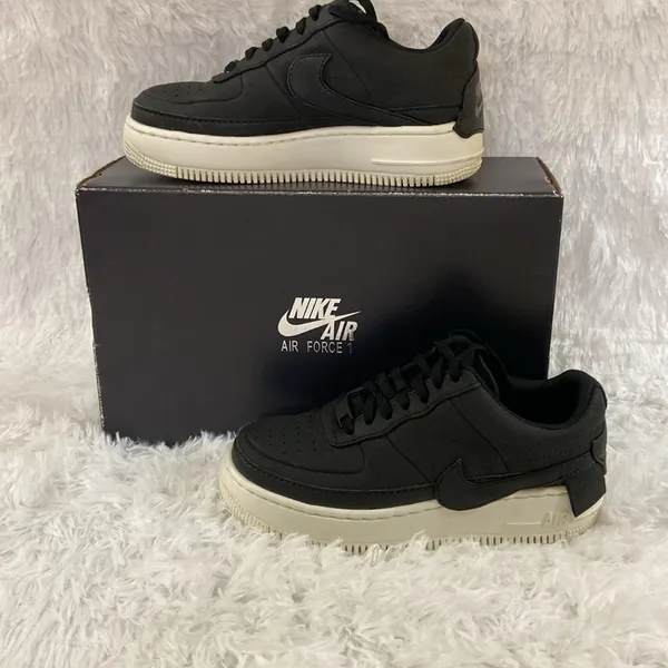 Nike Air Force 1 Women Black Low Back Sneakers.Size-7. - Image 13