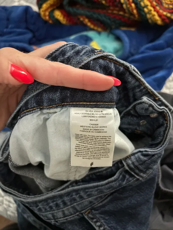 Silver Jeans Highly High-rise belted wide leg - Image 3