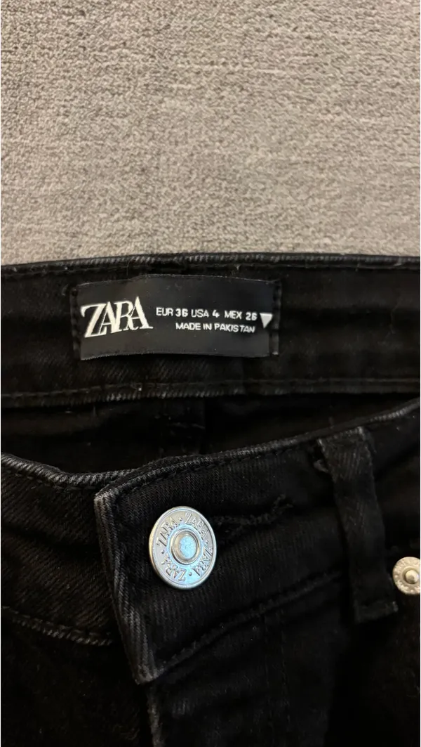 ZARA Straight-Leg Jeans High-Rise - Image 3