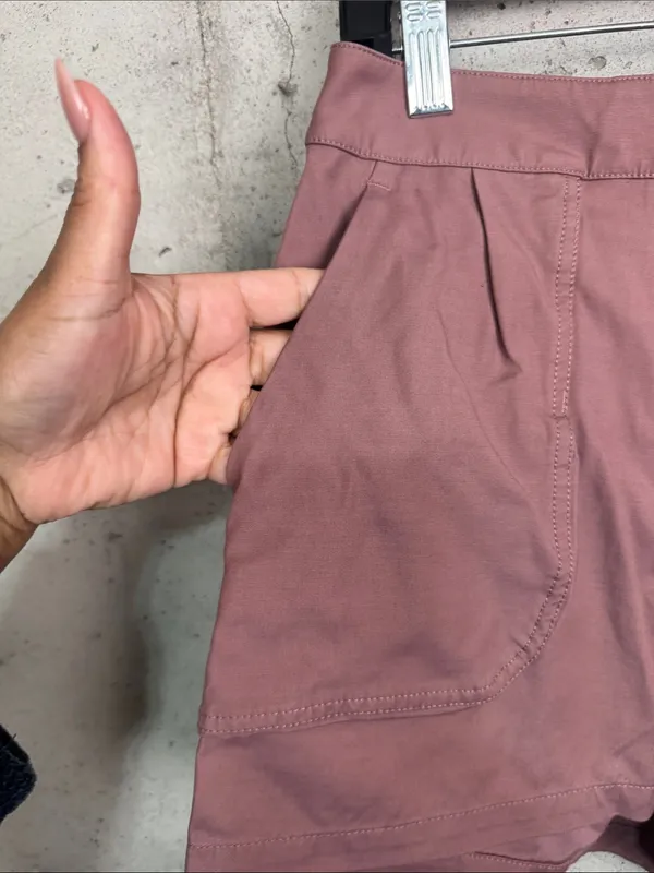 Lululemon High Waisted Red Dust Mauve This Instant Short -8 - Image 3