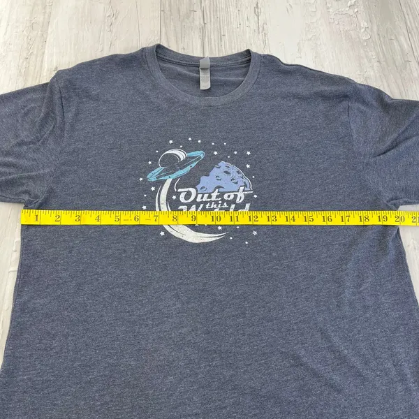 Next Level Apparel A PATH Adventure Out Of This World Short Sleeve Crew Neck Tee T-Shirt Large - Image 6