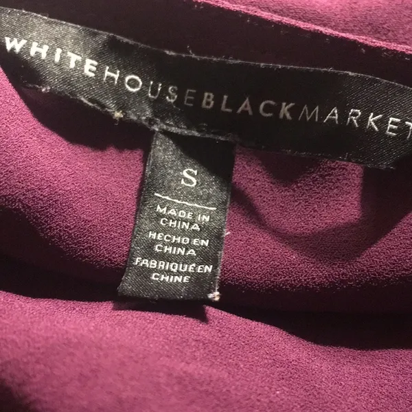 WHBM White House Black Market Dress Full Wrap Dress with Slip Size Small - Image 5