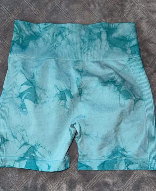 Women High Waist Gym Shorts Butt Lift Scrunch Workout Yoga Pants Legging size M - Image 3