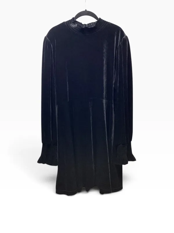 Easel Black Velvet long sleeve dress size 1X - Image 10