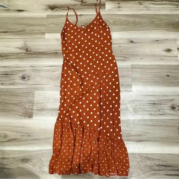 BP. Polka Dot Midi Dress Women’s Small - Image 2