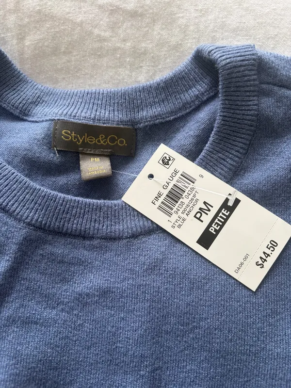 Crewneck lightweight sweater Blue - Image 2