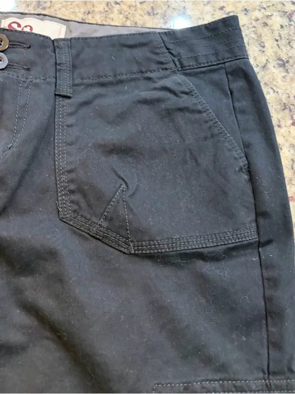 SO Black Women's Cargo Pants with Utility Pockets - Image 4