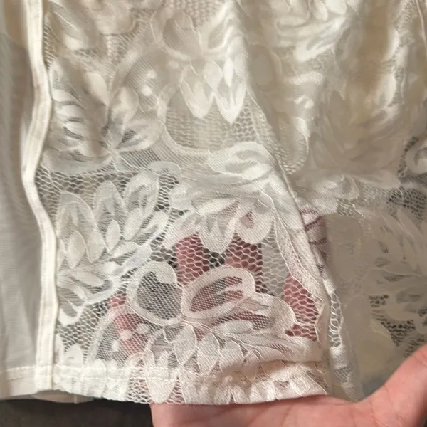 White Lace Women's 2 Piece Sexy Bodycon Set **Size L fits like a MEDIUM NWOT - Image 10