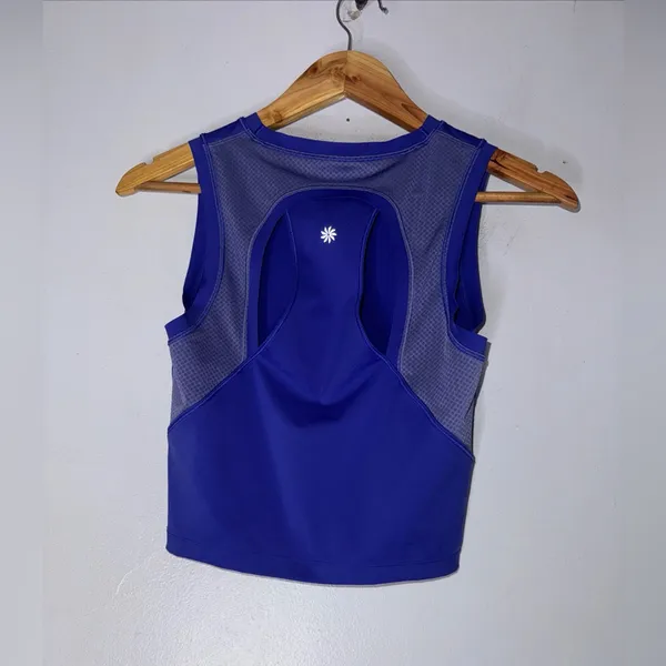 Athleta Advantage Crop Tank Top Purple Size S‎ - Image 2