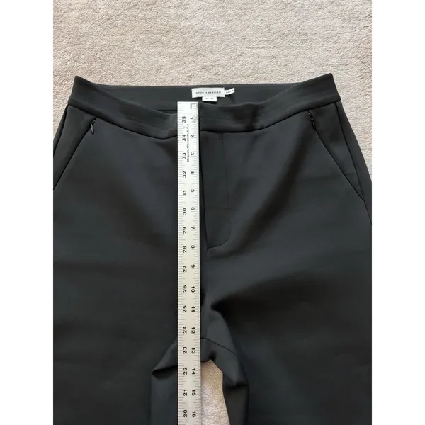 Good American Women'sS cuba Boss Straight Trouser Black Pants Stretchy Sz 12 - Image 9
