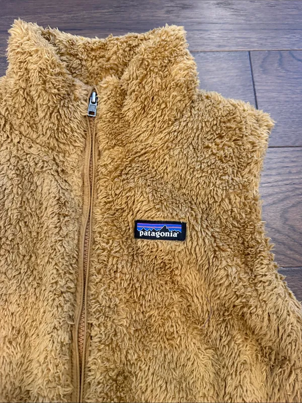 Patagonia Deep Pile Fleece Women’s Vest Brown Size Medium - C67-073 - Image 2