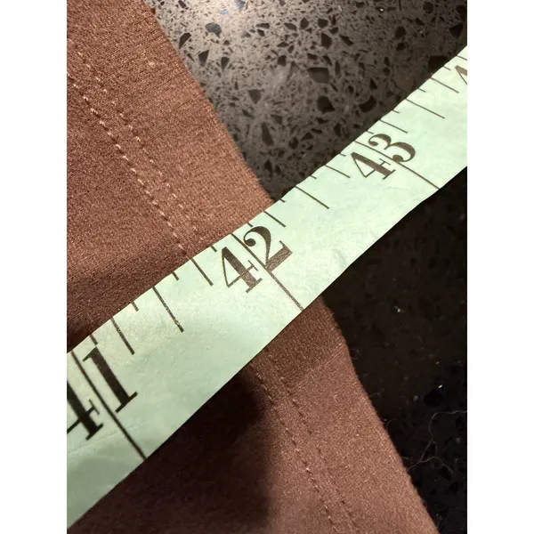 Maeve Anthropologie Brown Wide Leg Pull On Trousers Pants Small High Rise Pocket - Image 7