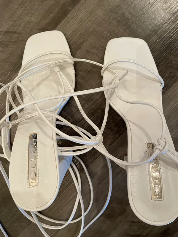 Princess Polly White Billini Virden Heels - Image 4
