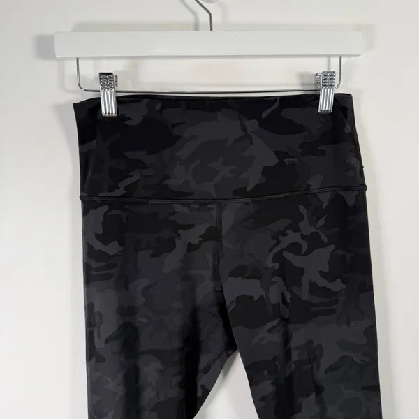 Lululemon Align High Rise Leggings 25" Incognito Camo Grey Gym Active‎ Womens 8 - Image 3
