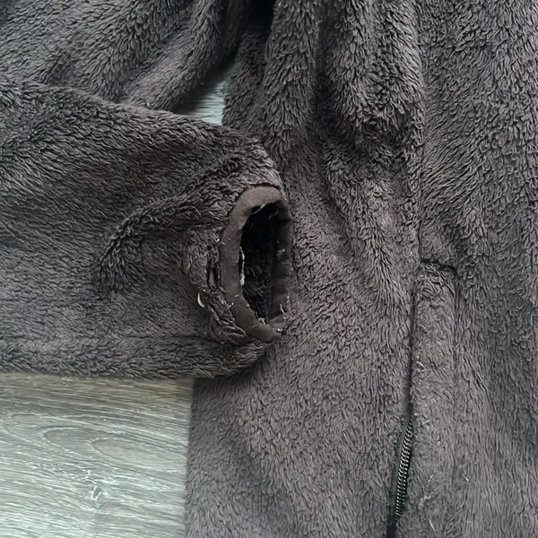 North face Full Zip Fuzzy Jacket Medium - Image 5