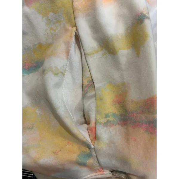 All in Motion Cloud Print Sweatshirt Pullover Athleisure Lounge XL Soft Pastel - Image 6