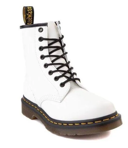 Doc Martens 1460 Smooth White Boots - Image 2