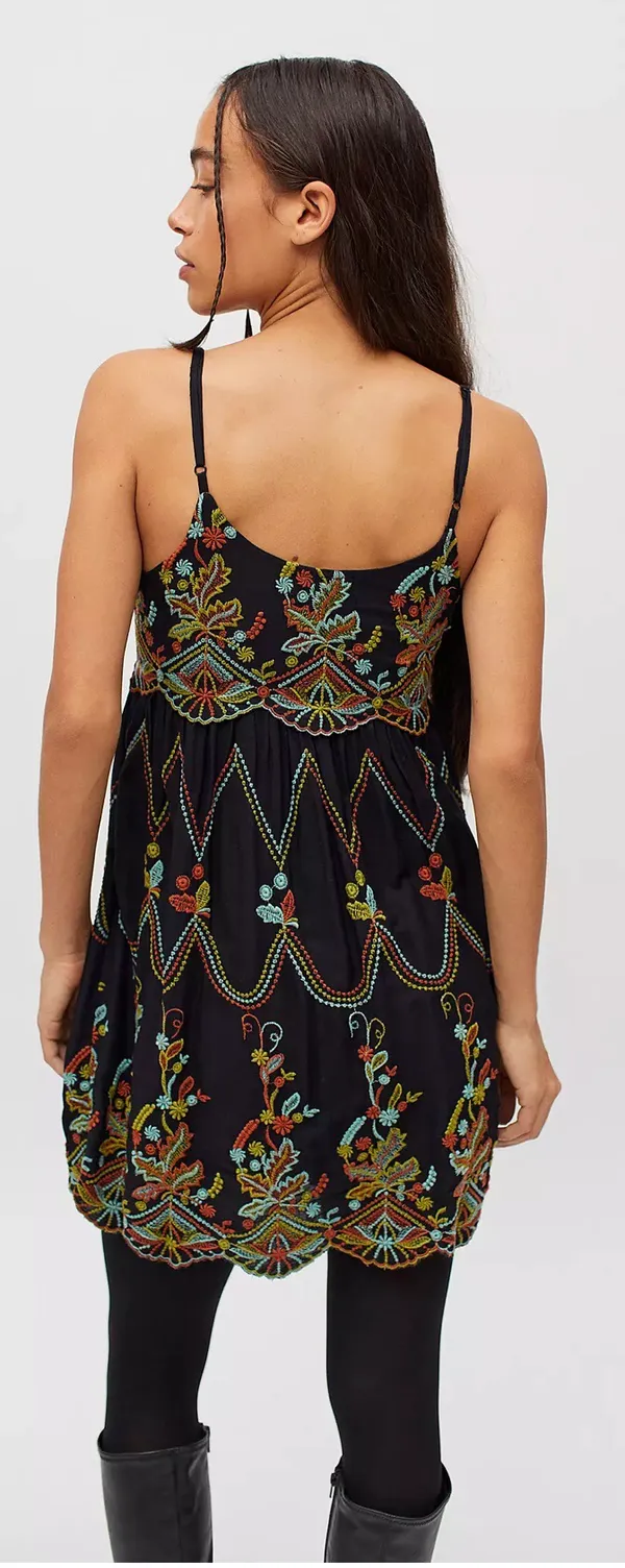 Urban Outfitters NWT Jamie Embroider Babydoll Dress - Medium - Image 2