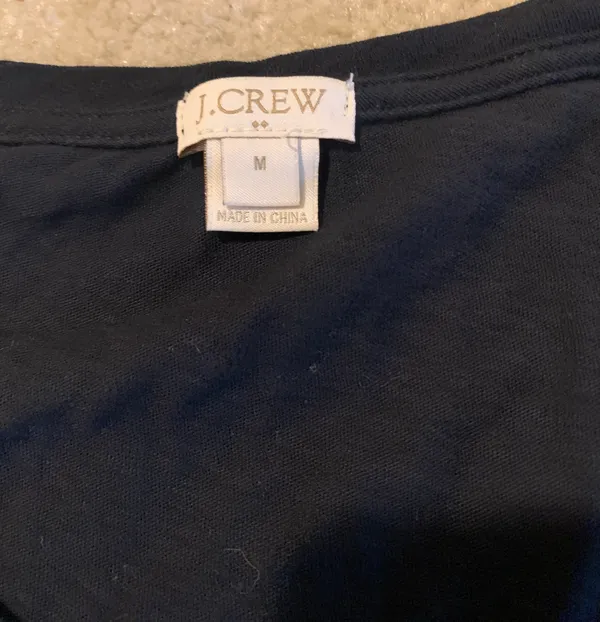 J. Crew Black Lace Tee - Image 5