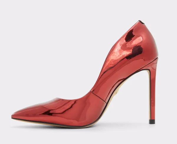 ALDO Women's Pump Heel in Metallic Red - Image 6