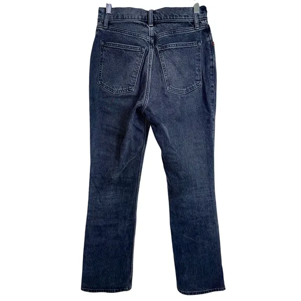 Abercrombie & Fitch '70s Vintage Flare Ultra High Rise Black Denim Jeans Sz 25 0 - Image 2