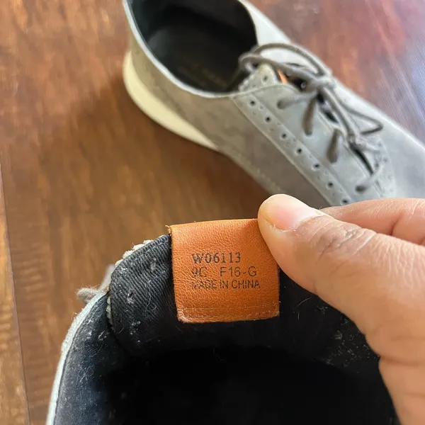 Cole Haan Grand Tour Oxford Sneakers in gray suede - Image 9