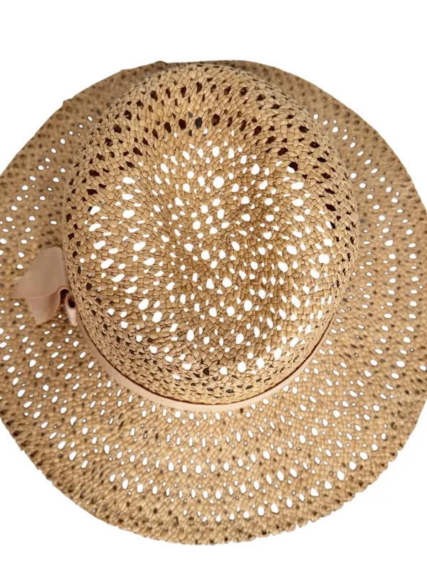 Betmar Straw Paper Sun Hat Tan - Image 3