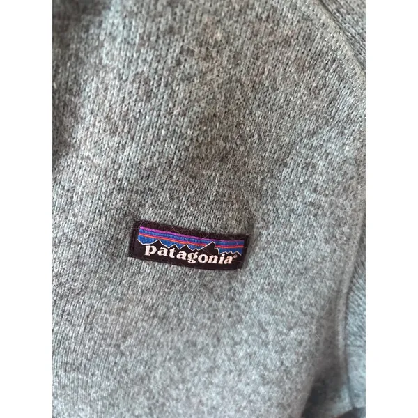 Patagonia Better Sweater 1/4 Zip Pullover Teal Heather Fleece Womens Small - Image 2