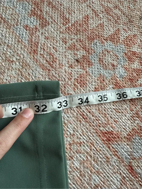 Lululemon everlux high rise cargo flared pant sage eucalyptus W5GQ6S size 8 - Image 6
