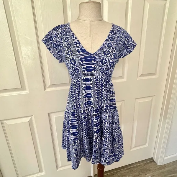 Urban outfitters blue and white Dress - Image 9