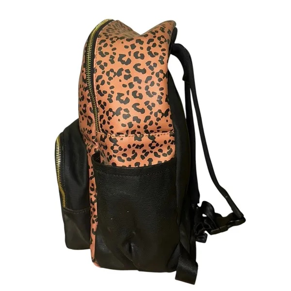 Petunia Pickle‎ Bottom Leopard Diaper Bag Backpack Black Brown Travel - Image 3