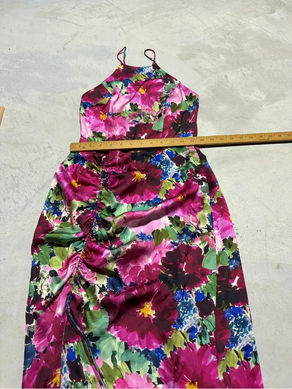Parker black revolve Selena Floral Midi Dress pink 0 - Image 5