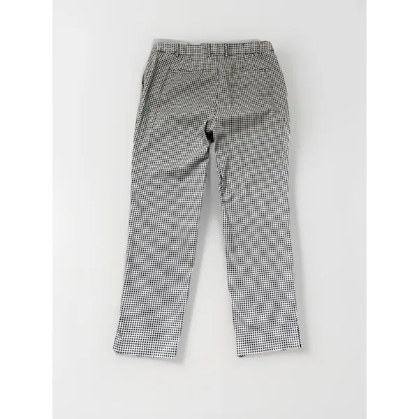 Jones New York Gingham Check Grace Ankle Pants Black White Size 10 Preppy Office - Image 3
