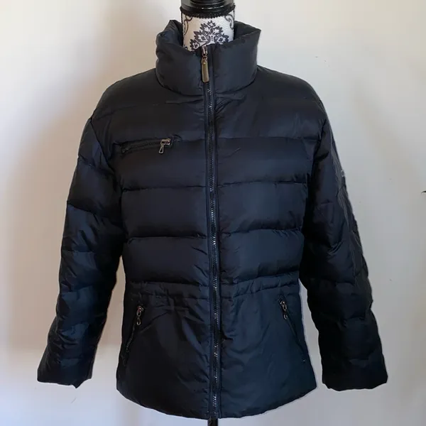 Vintage Y2K Steve Madden Feather Down Puffer Jacket Women’s Size Medium - Image 2