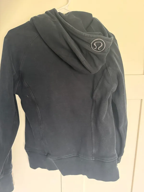 Lululemon Vintage Black Scuba Full Zip Hoodie - Image 2