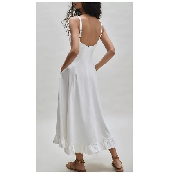 NEW Free People Another Season Midi Dress Size Medium - Image 2