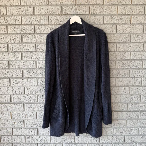 Barefoot Dreams Bamboo Chic Lite Circle Cardigan Size L/XL Blue Style 452 Cozy - Image 3