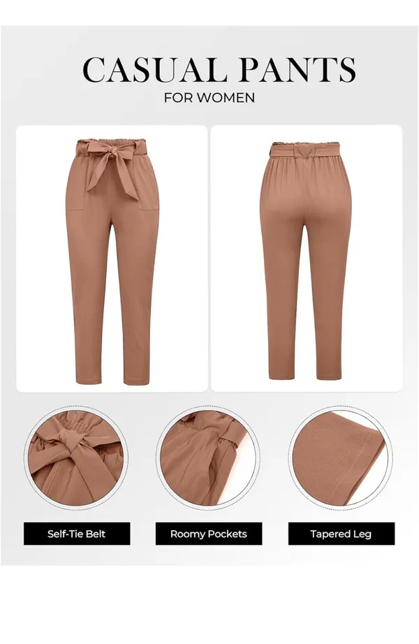 Grace Karin Pants Paper Bag Cropped - Image 2