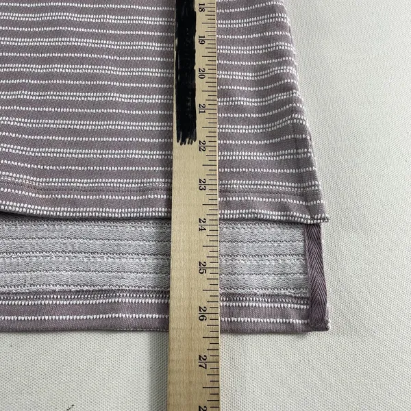 Columbia Top Shirt Women's XS 3/4 Sleeve Purple Textured Stripes Cotton‎ Ladies - Image 9