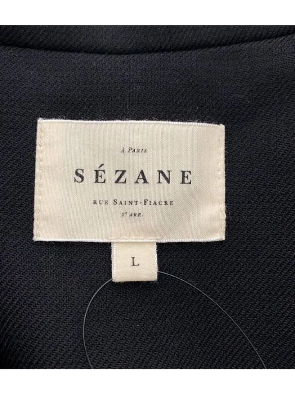 Sezane will wool black jacket SZL bust 46 - Image 3