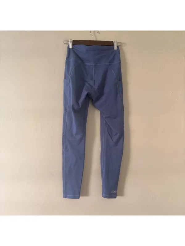 FLEO Periwinkle Blue Leggings with Side Pockets - Image 4